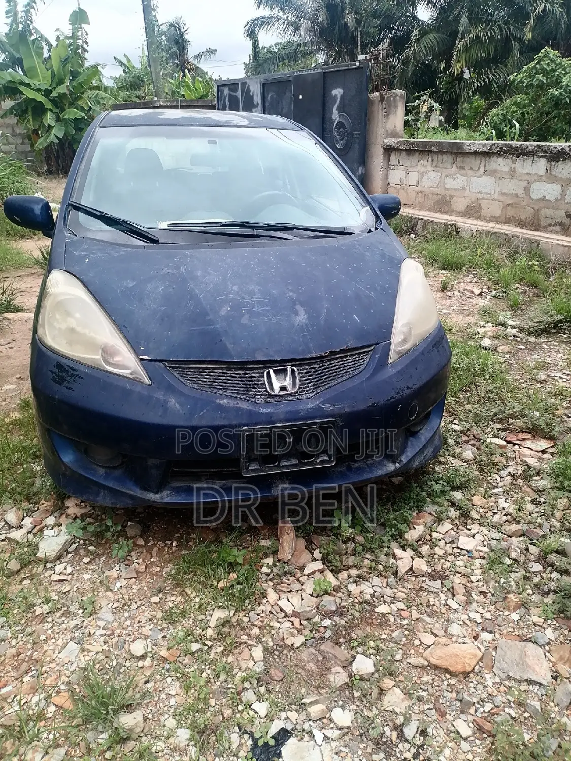 Honda Fit Automatic 2012 Blue