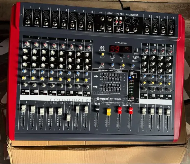 Yamaha Bix-1200usb 12-Channel Powered Audio Mixer