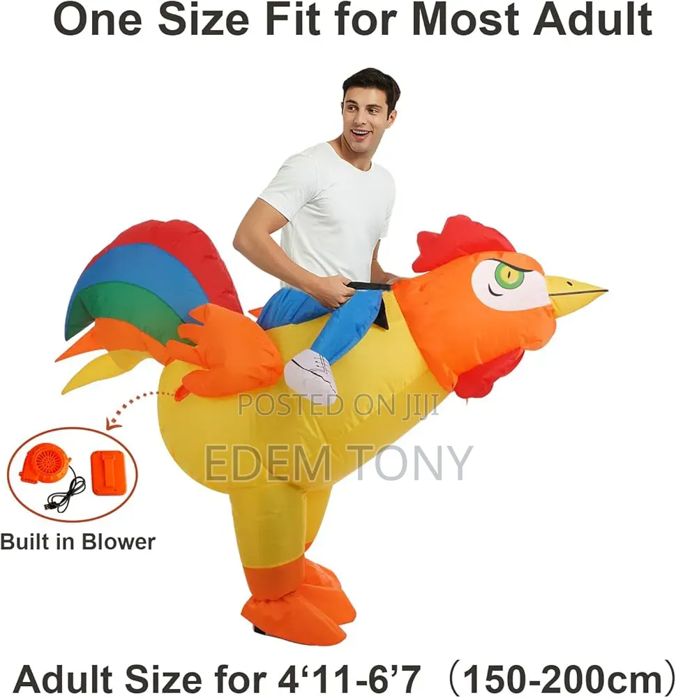 Kooy Inflatable Chicken Costume for Adults
