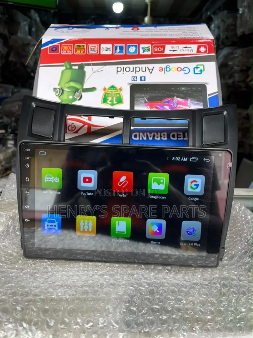Toyota Vitz 2008-2010 Android Screen 9!Nch With Frame