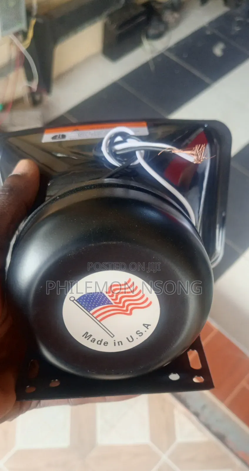 Electronic Siren Amplifier With Speaker.