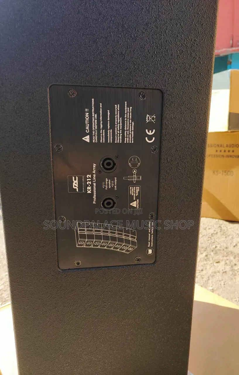 Jac Professional Kr-212 Dual 12-Inch Line Array Loudspeaker.