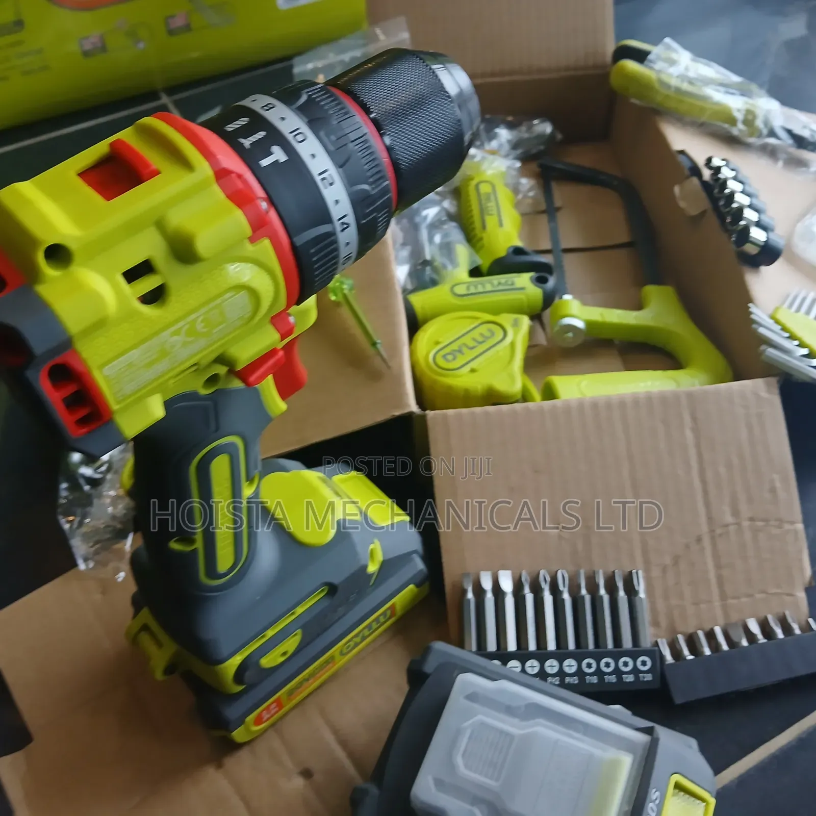 Cordless Impact Drill and Tool Set