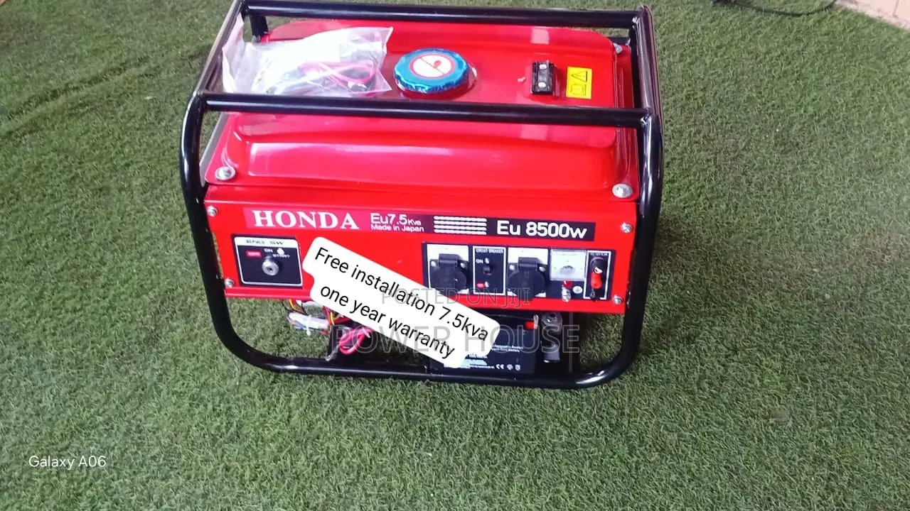 Honda 7.5kva Fuel-Efficient Power Generator 7.5kva