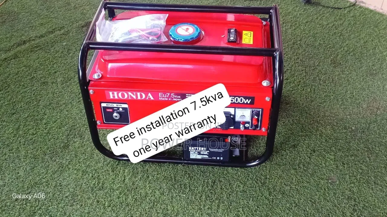 Honda 7.5kva High-Performance Generator in Stock 7.5kva