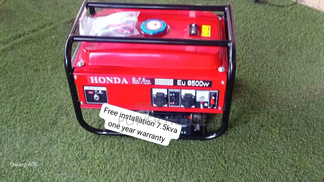 Honda 7.5kva High-Performance Generator in Stock 7.5kva