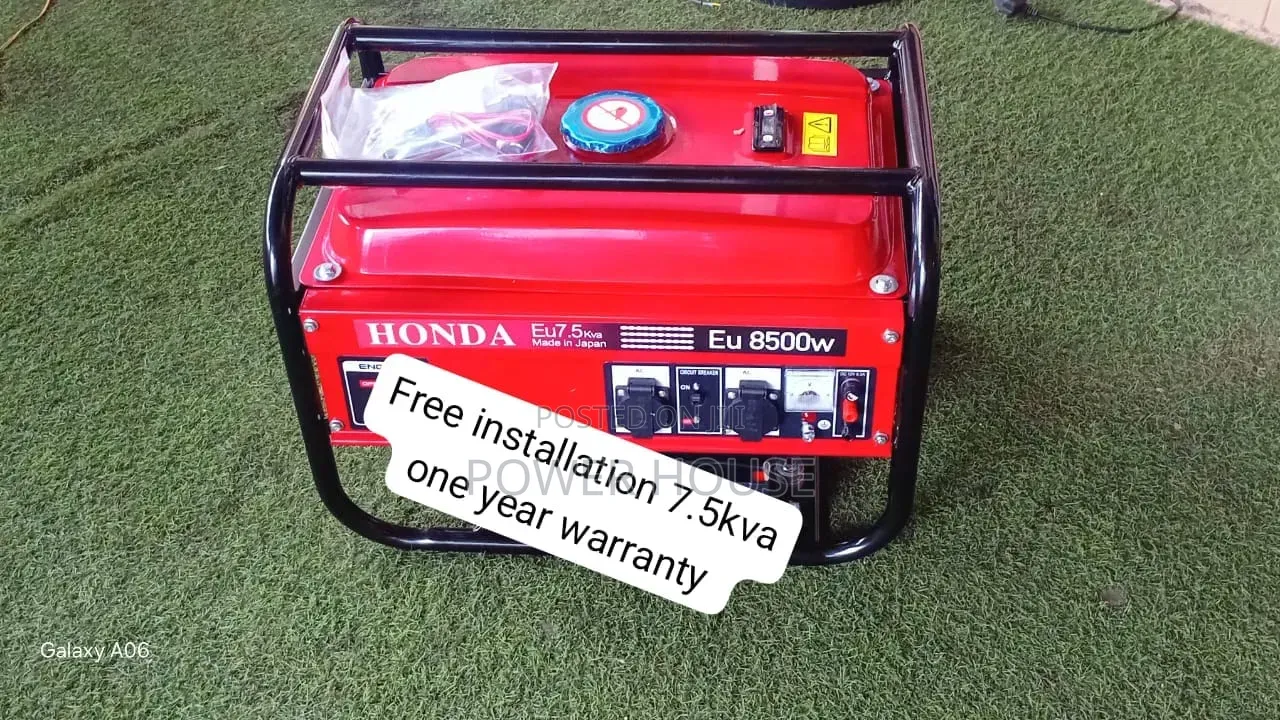 Honda 7.5kva Portable Generator – Strong Dependable 7.5kva