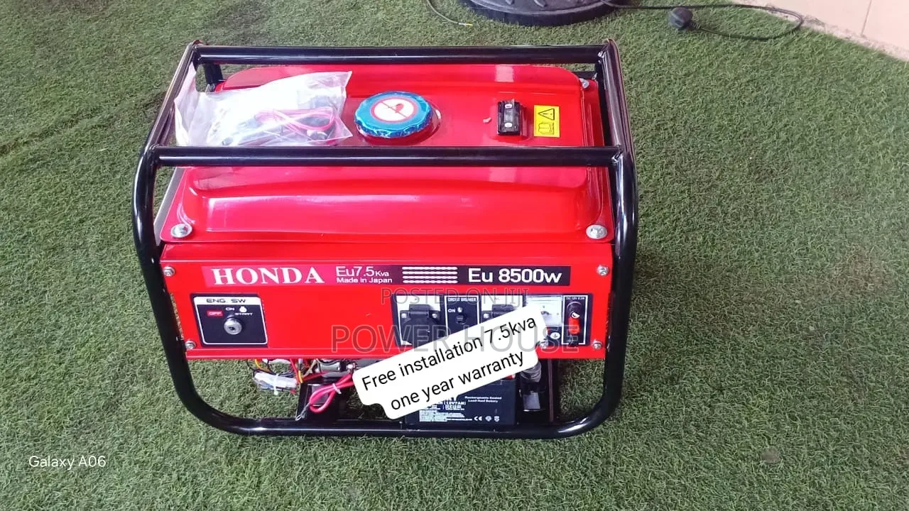 Honda 7.5kva Generator – Built for Long-Lasting Performance 7.5kva