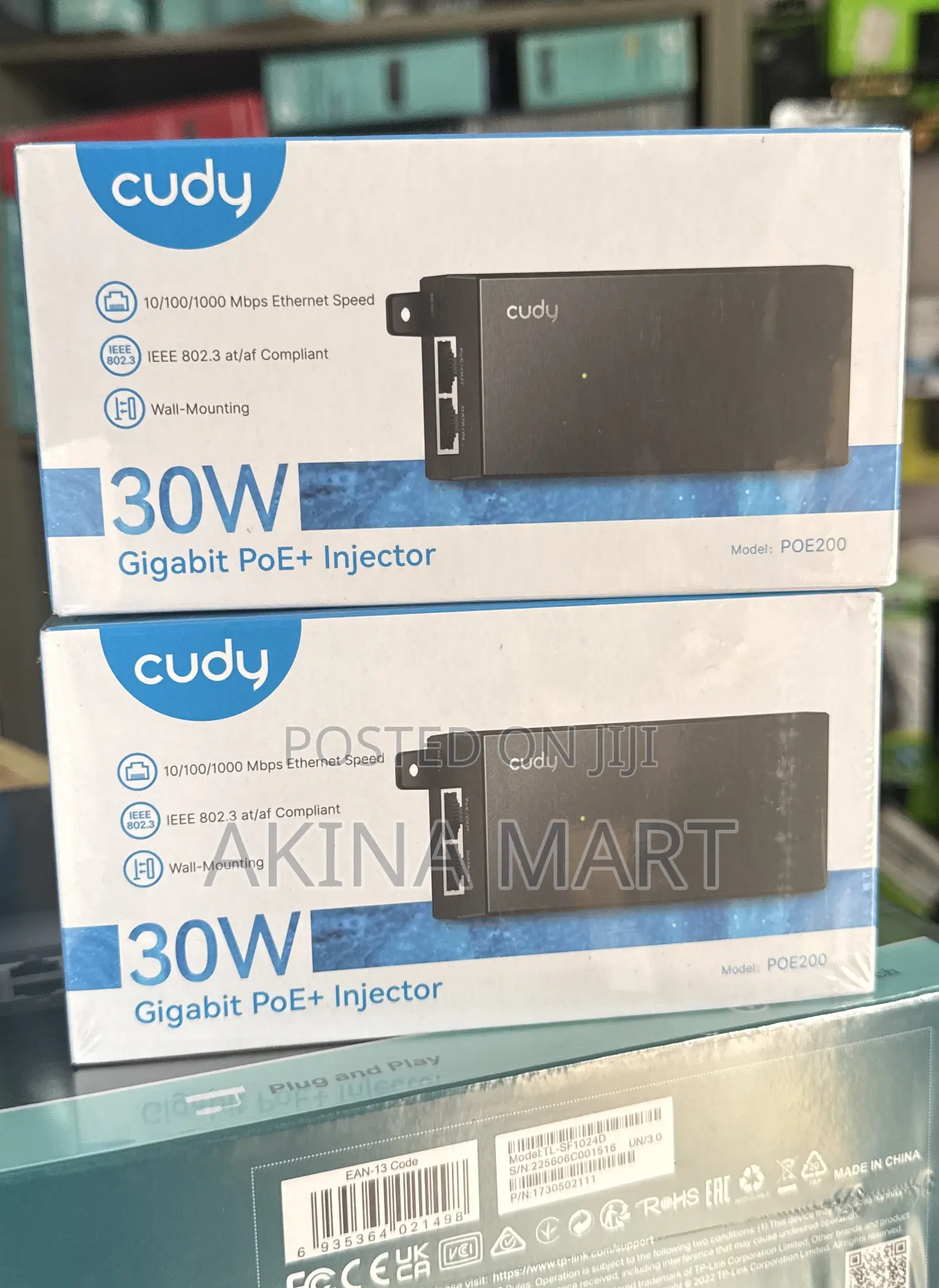 Cudy 30w Gigabit Poe+ Injector Cudy 30w Poe Adapter