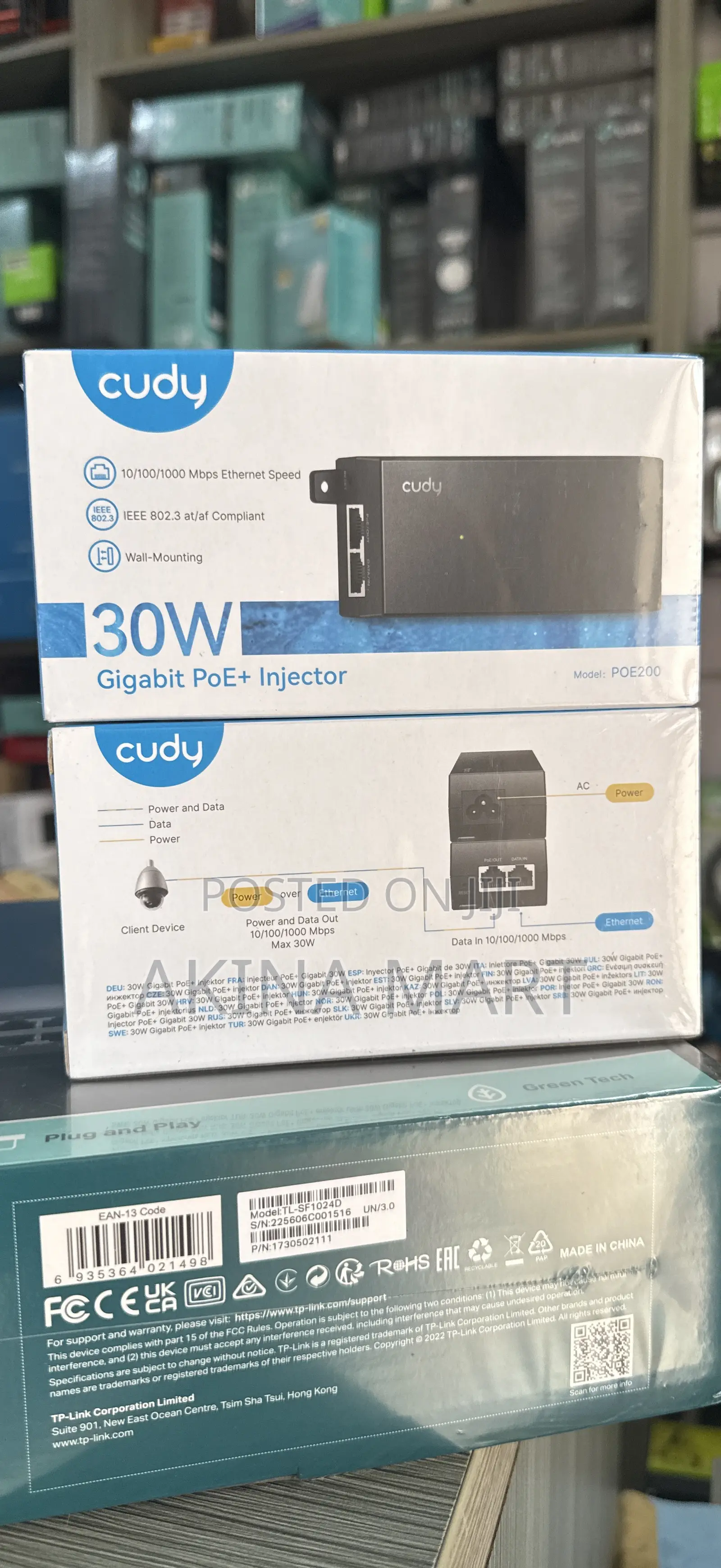 Cudy 30w Gigabit Poe+ Injector Cudy 30w Poe Adapter