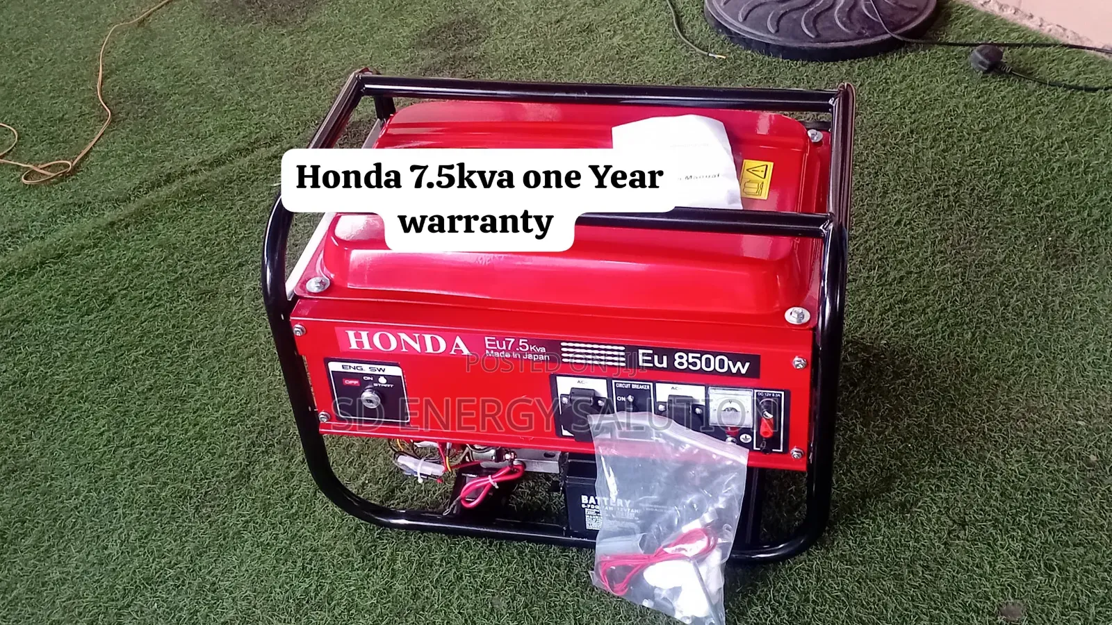 Honda 7.5kva 8500w Petrol Generator – Powerful Fuel Efficient