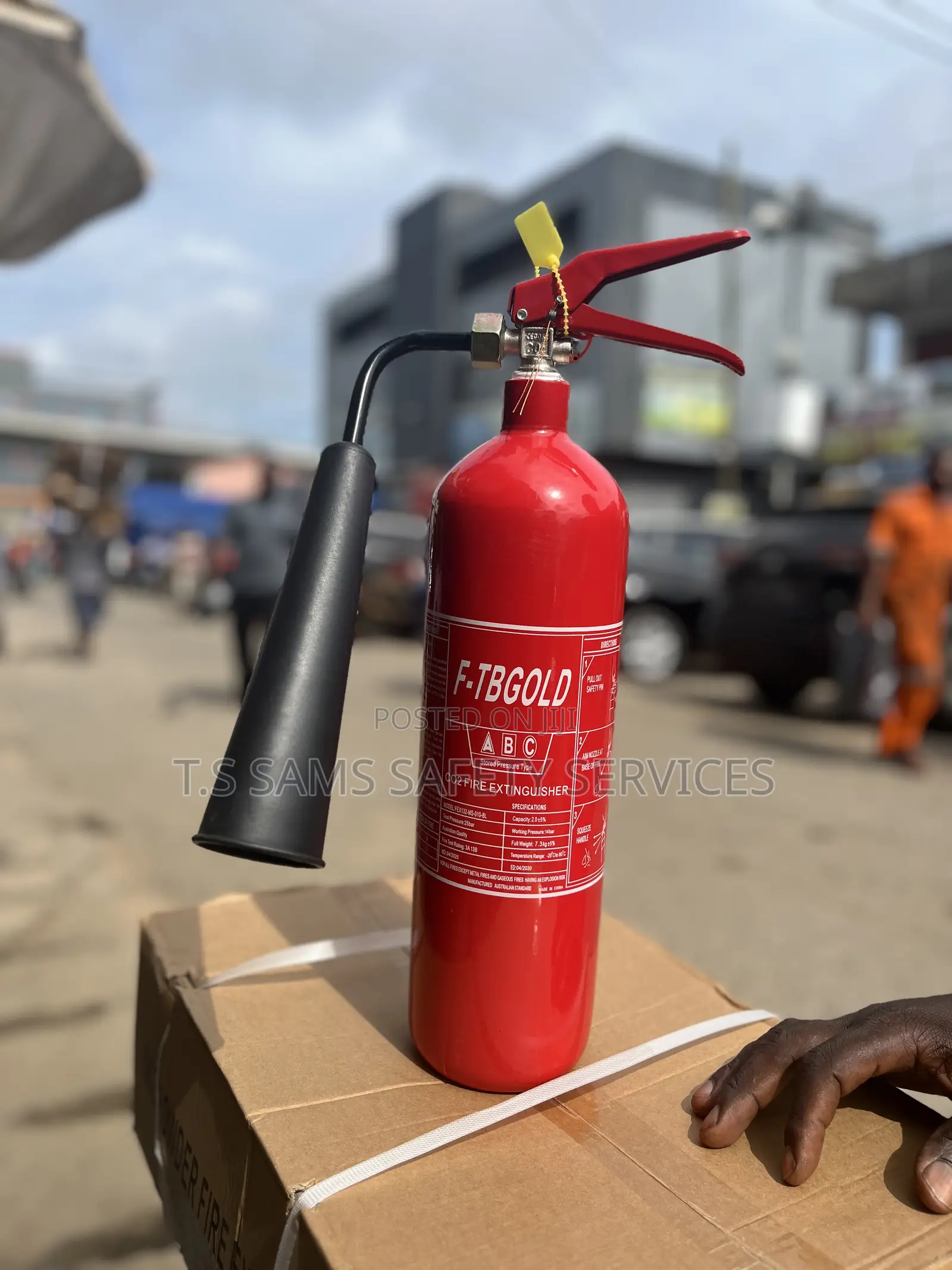 2KG Carbon Dioxide (CO2) Fire Extinguisher