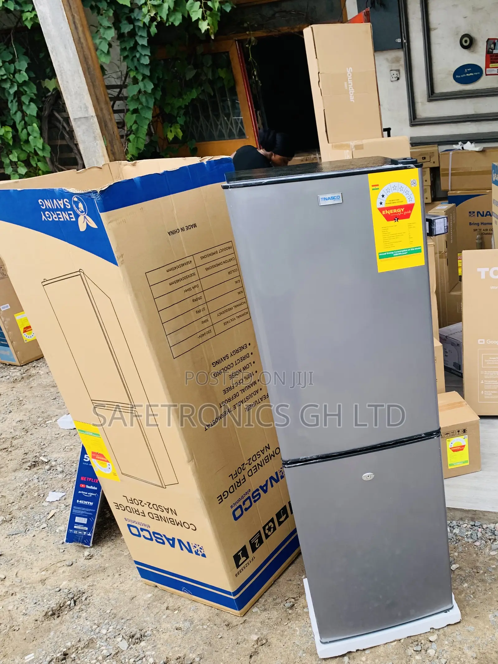 Shop Unique Nasco 158L Bottom Freezer Refrigerator (NASD2-20FL)