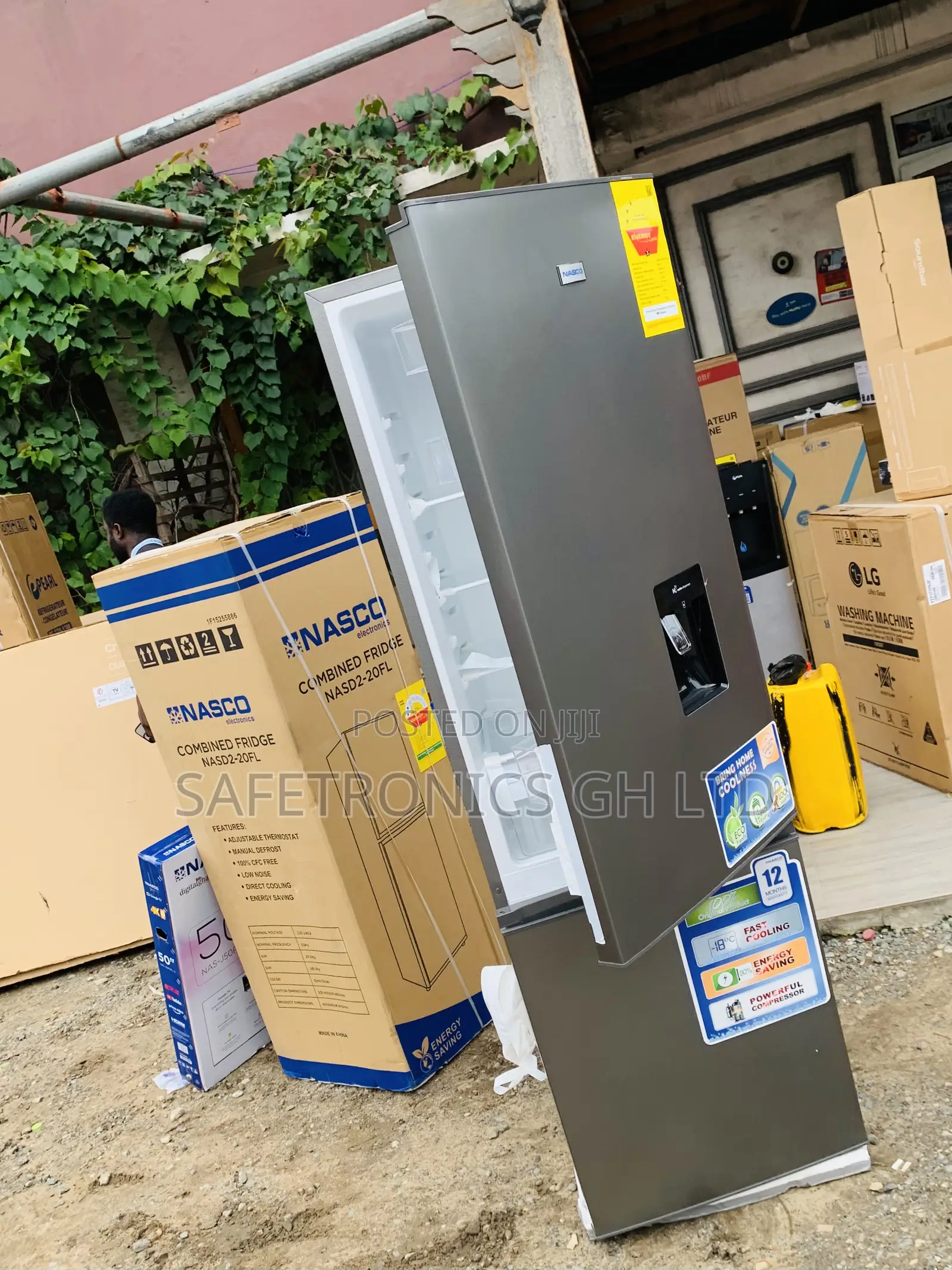 Lastest Grey Nasco 307Ltr Bottom Freezer Fridge[NASD2-40wd]