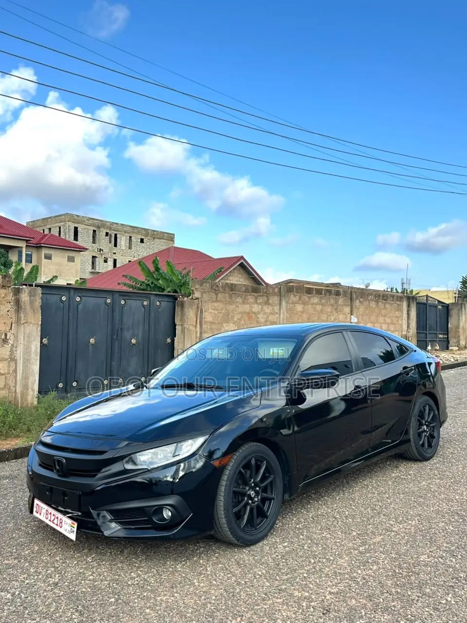 Honda Civic EX-L 4dr Sedan (1.5L 4cyl) 2016 Black