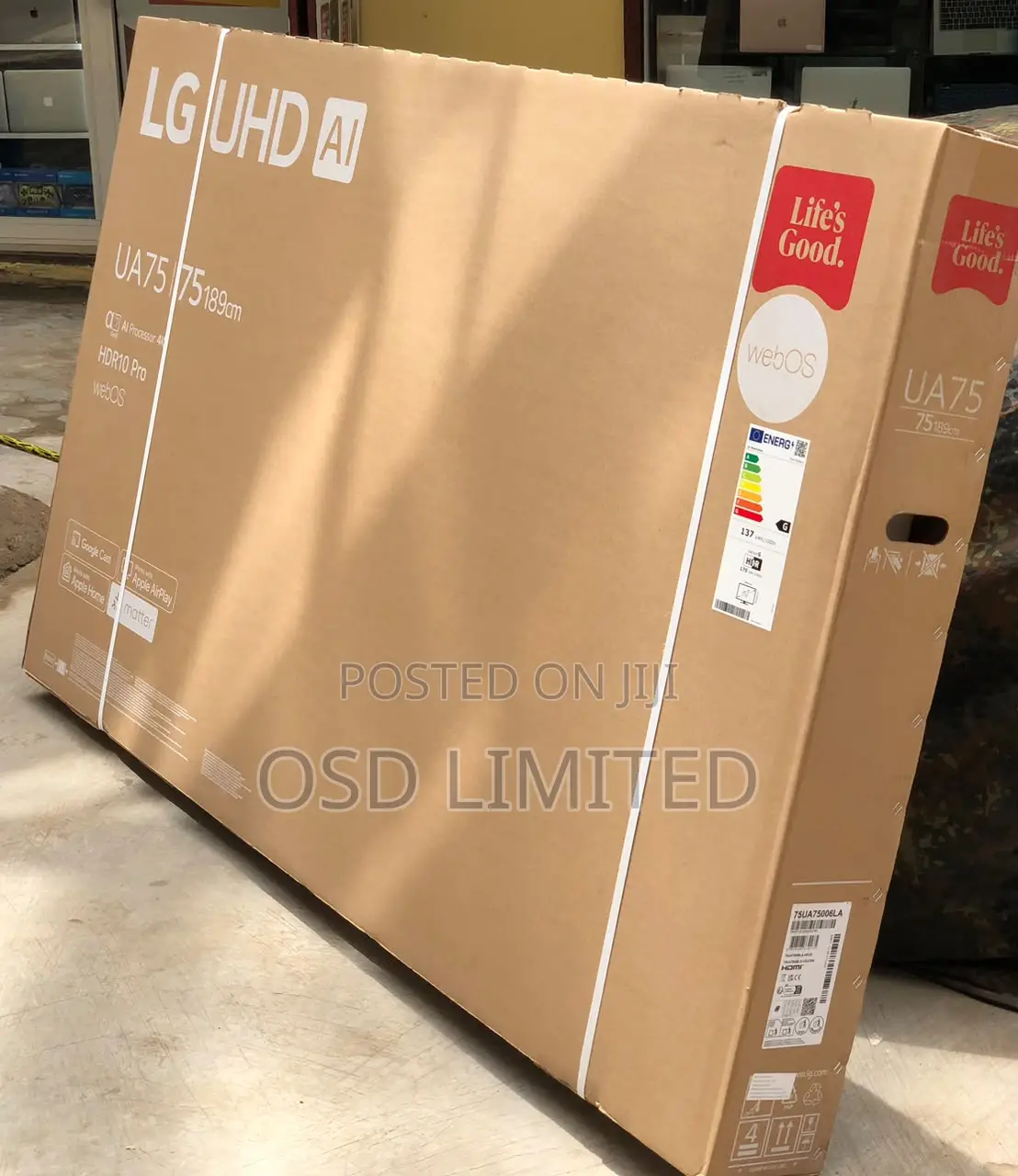 Bring the Cinema Home! LG 75" Smart TV With webOS Magic Remote