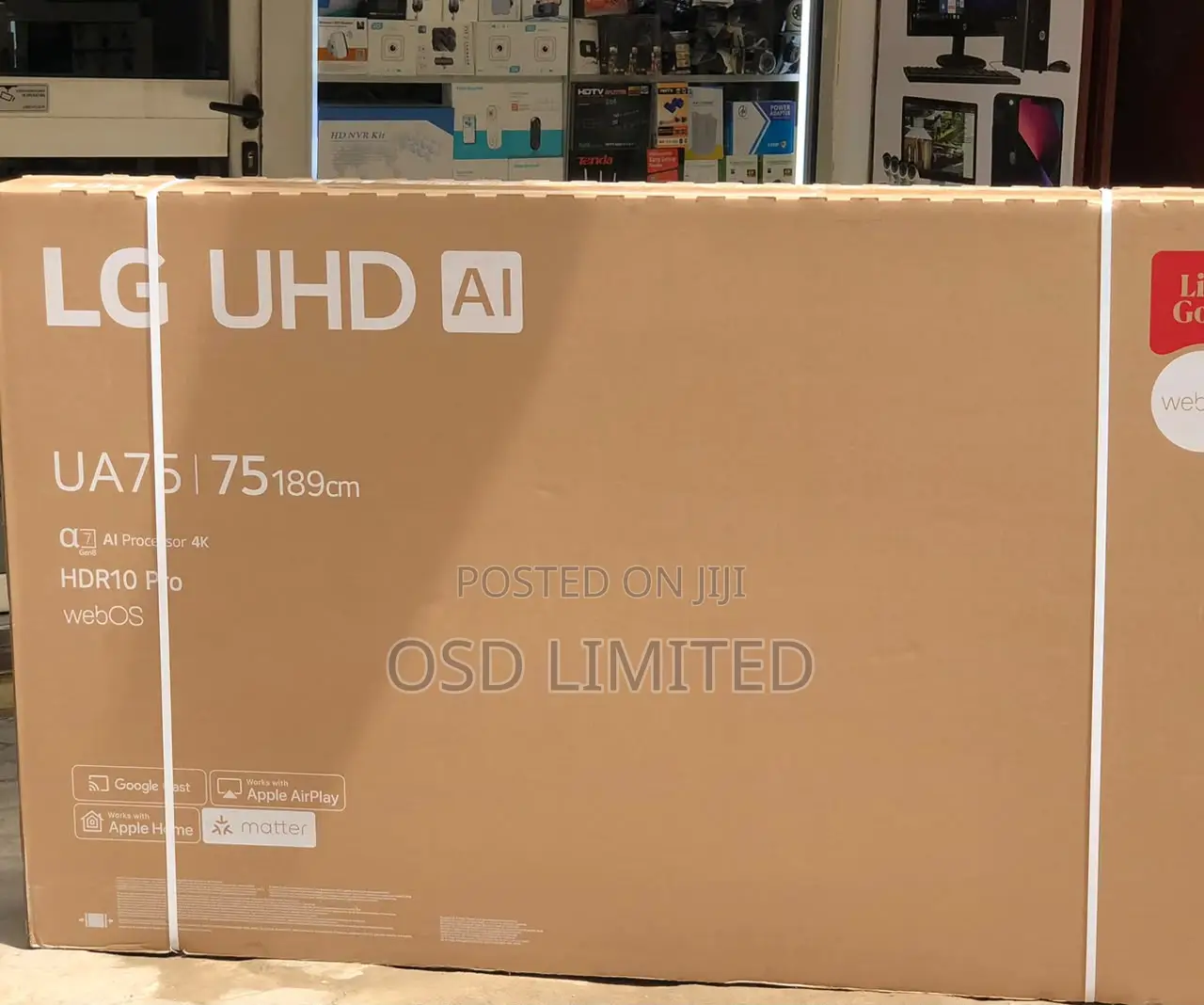 LG 75" Uhd Smart Webos TV