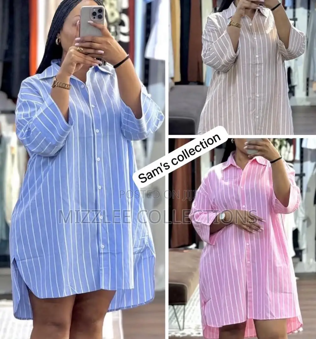 Casual Shirt Dress for Ladies