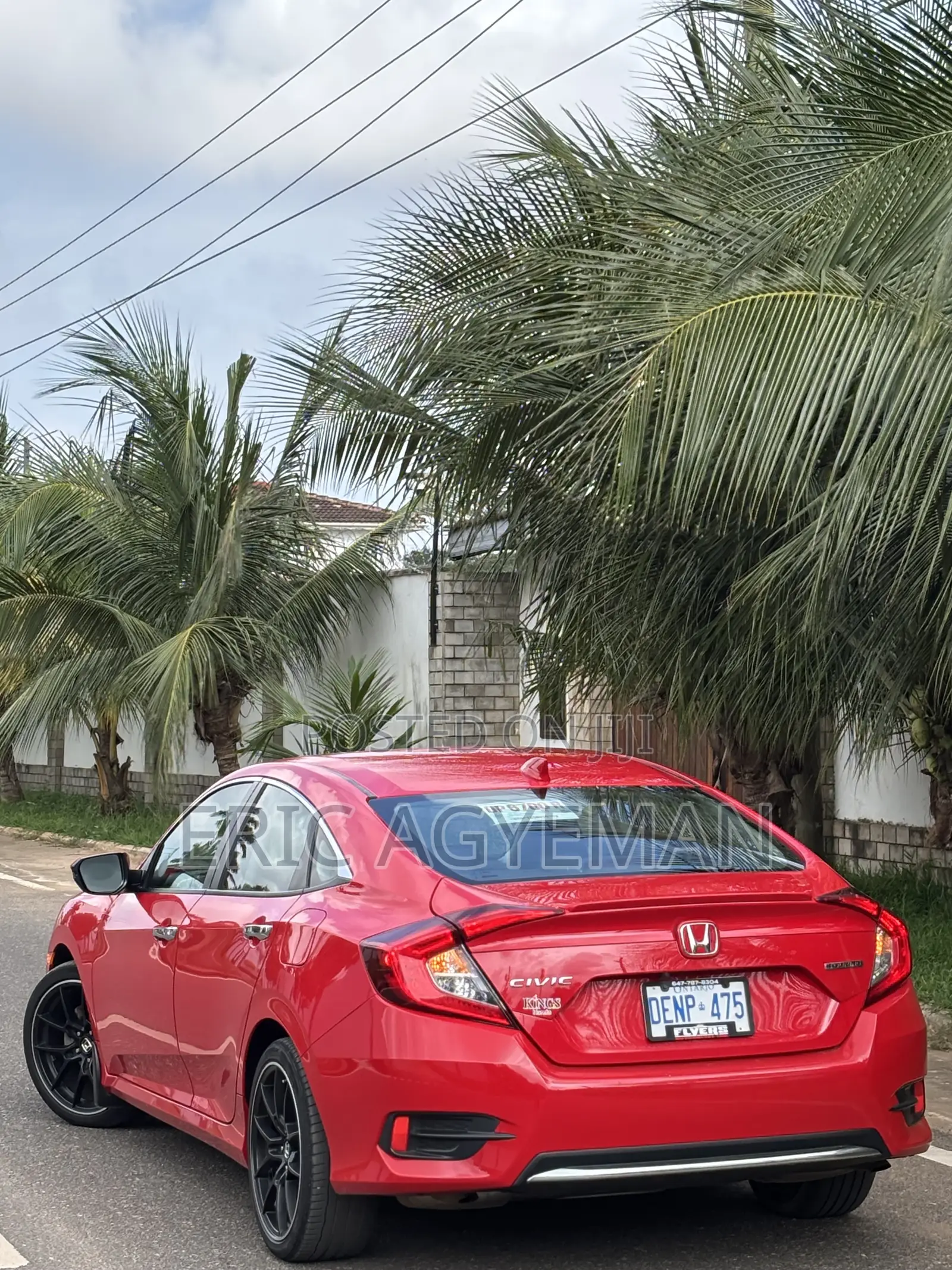 Honda Civic 2020 Red