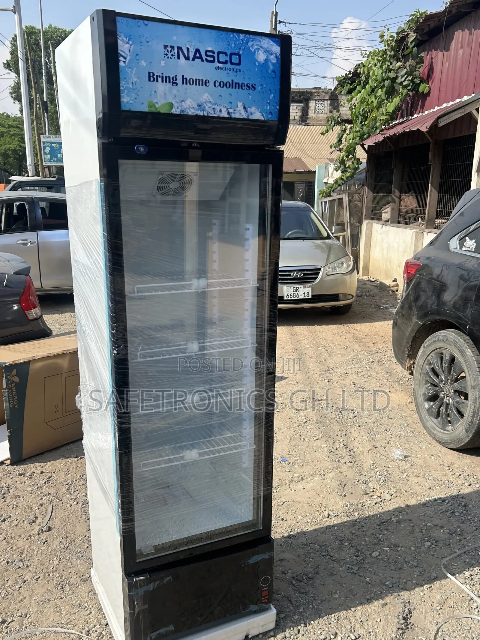Sealed in Box Nasco 358L Display Fridge (NAS-FL400-1DR)