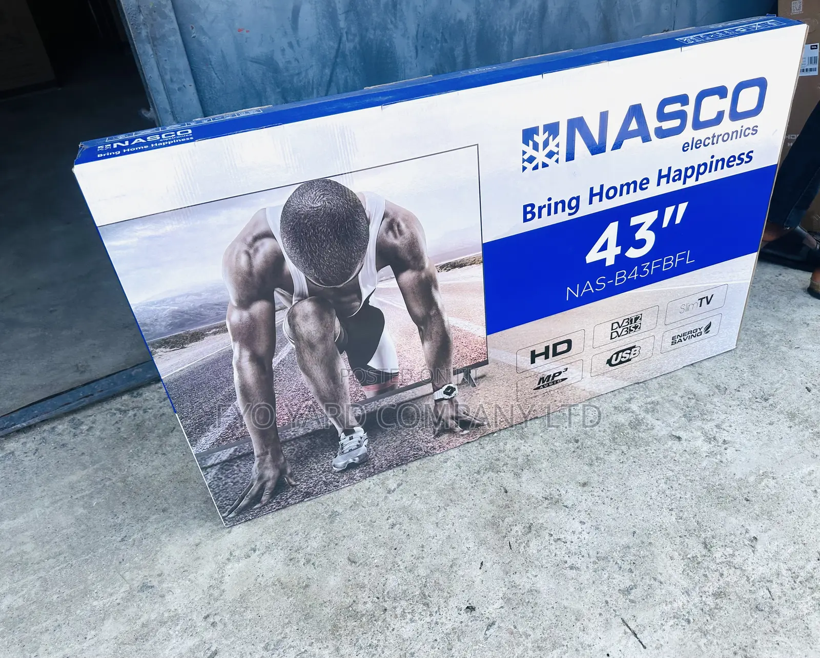 Very Slim Body Nasco HD 43inch Digital Free View Led TV