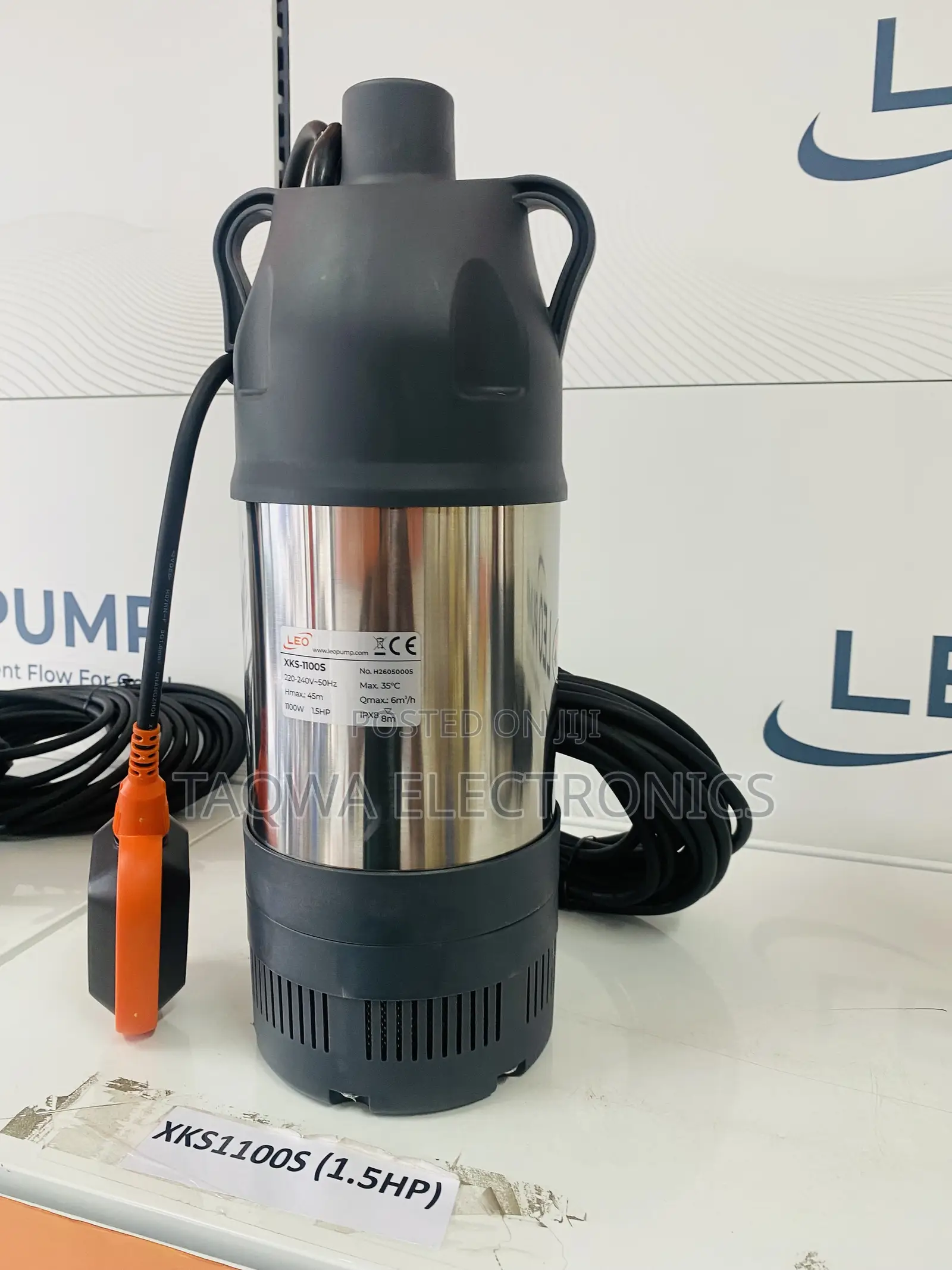 Leo Enhanced 1.5hp (Xks-1100s ) Submersible Pump
