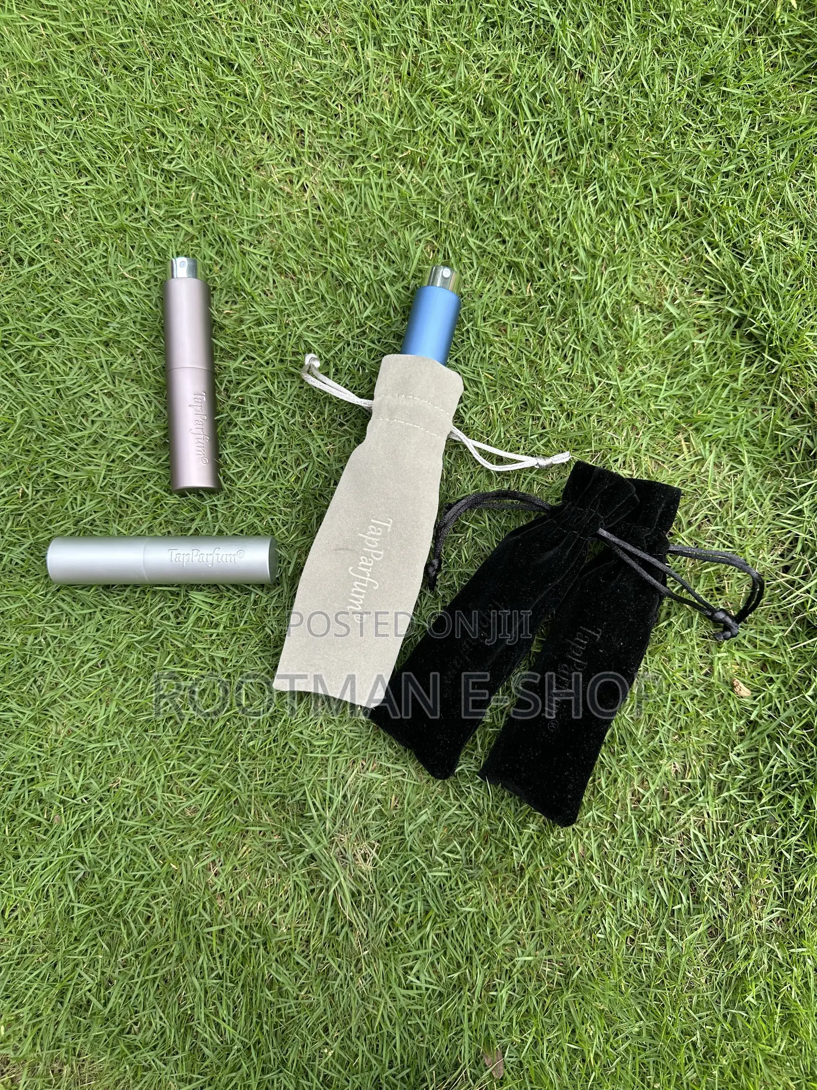Luxury Refillable Perfume Spray Bottle + FREE Velvet Pouch