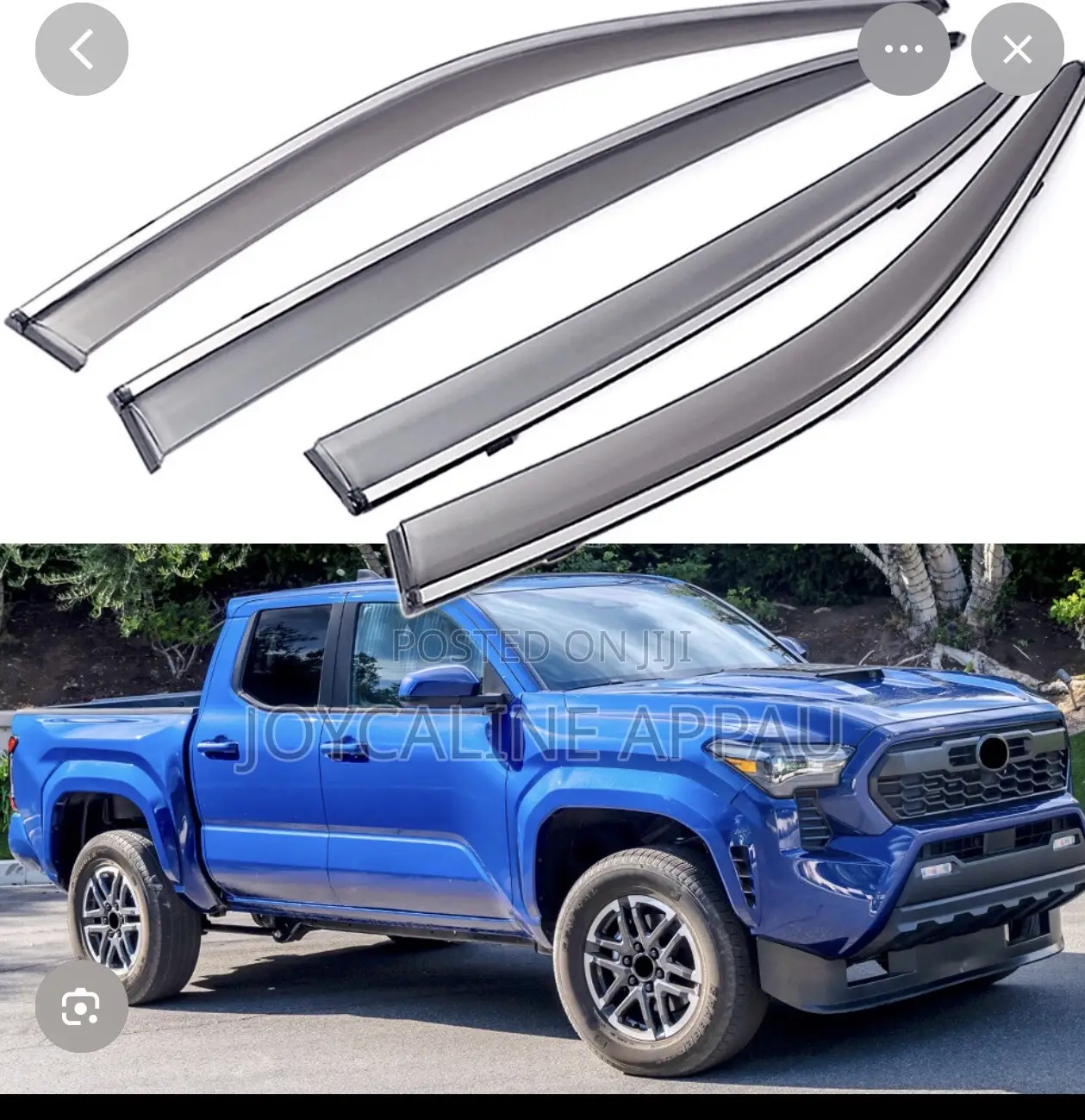 Toyota Tacoma 2016 to 2026 Window Shade Visor/Rain Guard