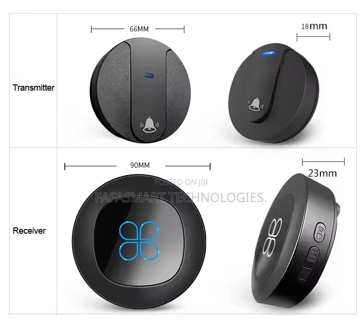 A2121-Bb 1to2 Wireless Doorbell