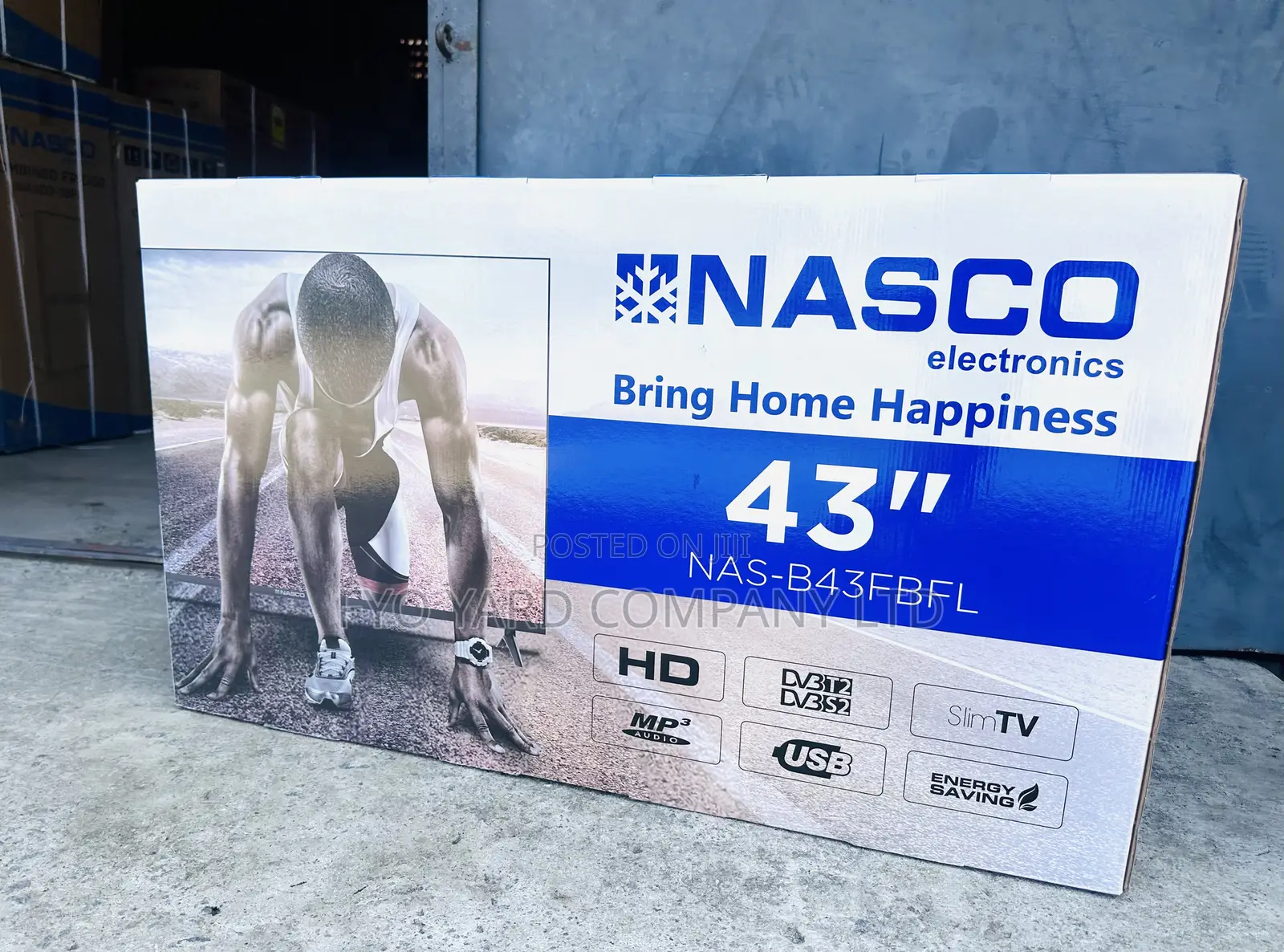 Clear Channel Picture on Nasco 43 Inch Digital HD Satellite TV