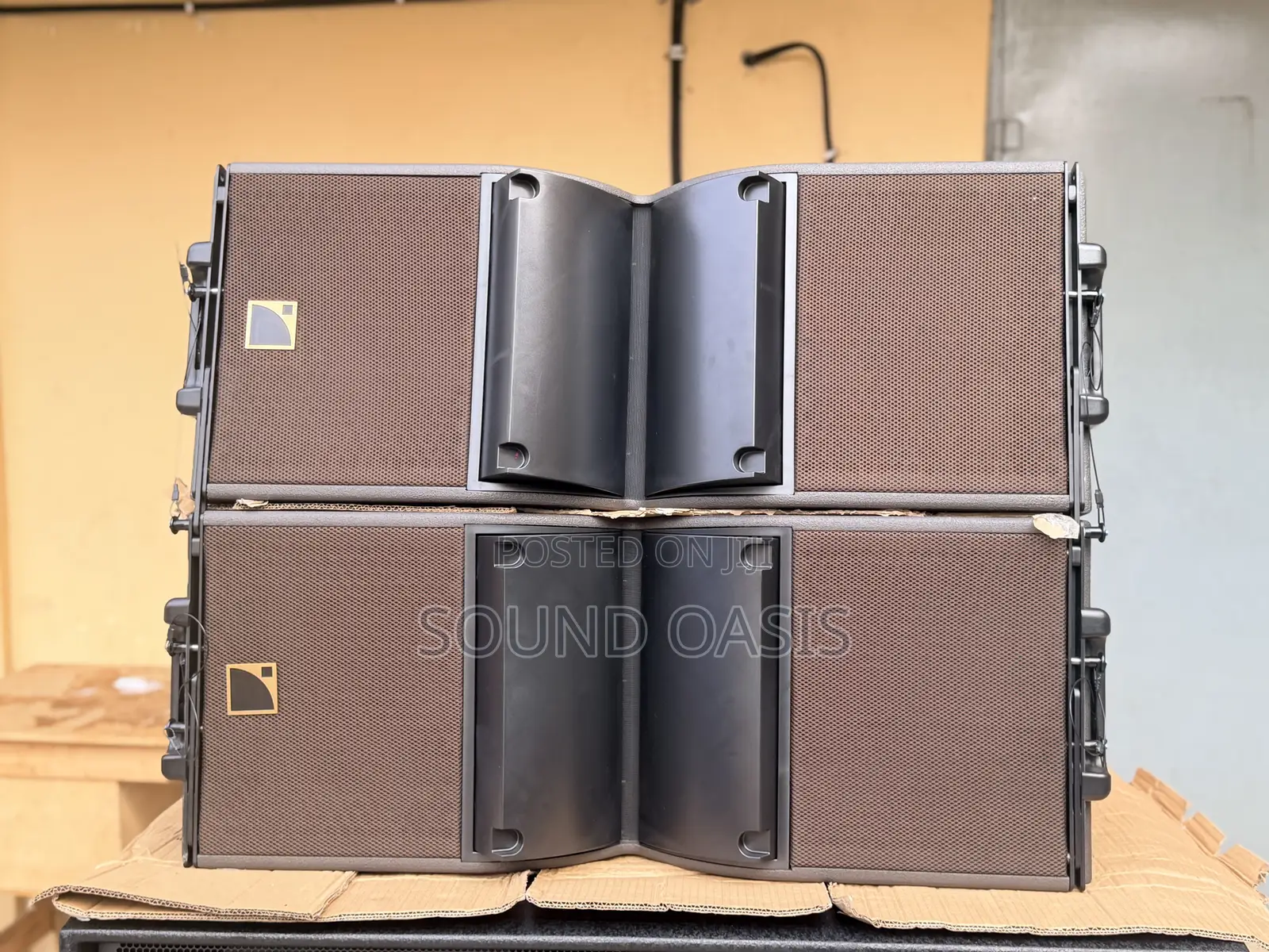 A Pair of Kara 212 Long Throw Line Array Speakers(12 Inch" Line Array)