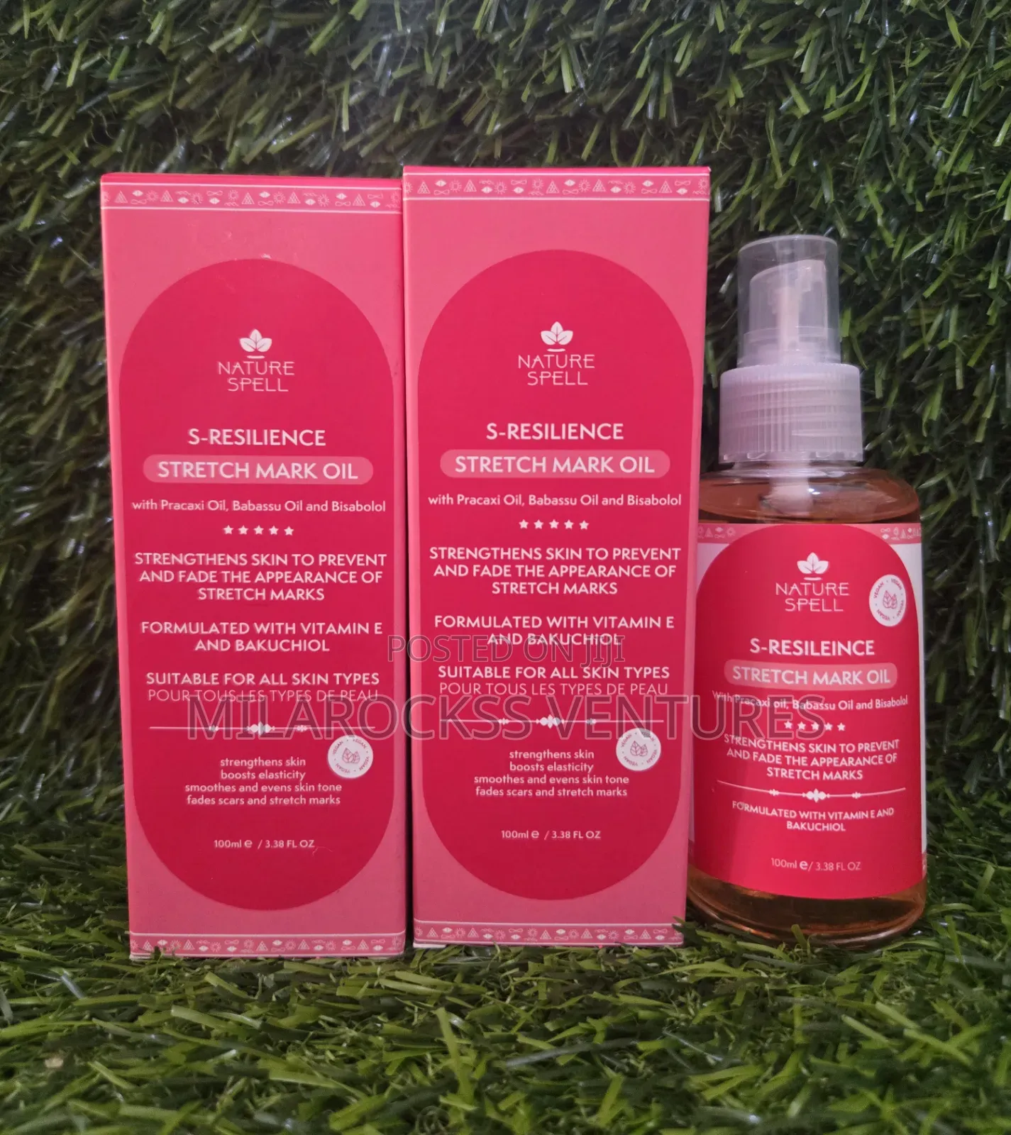 Nature Spell S-Resilience Stretch Mark Oil. 100ml.
