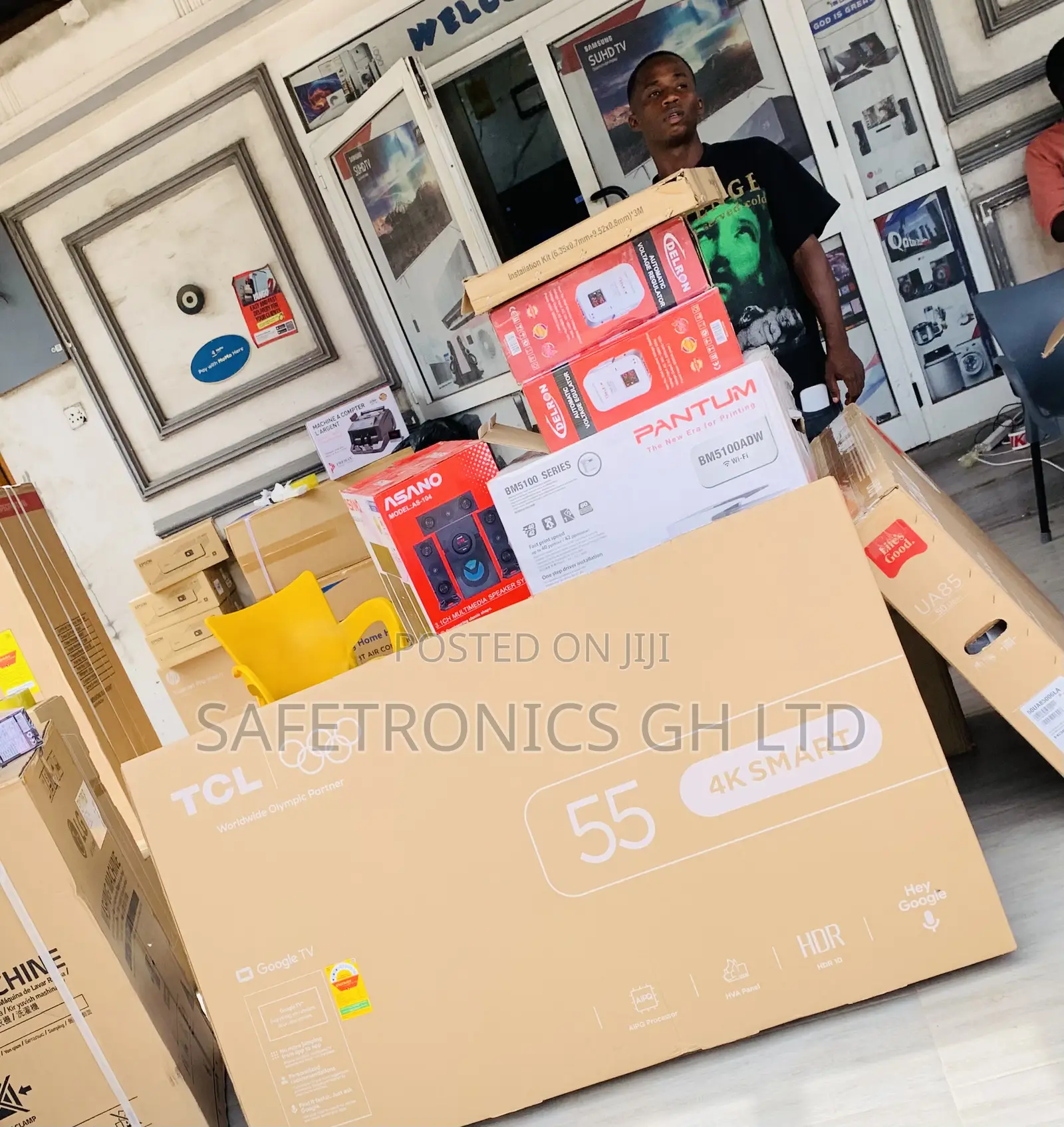 Just Order TCL 55" Uhd Smart Android TV 55p635