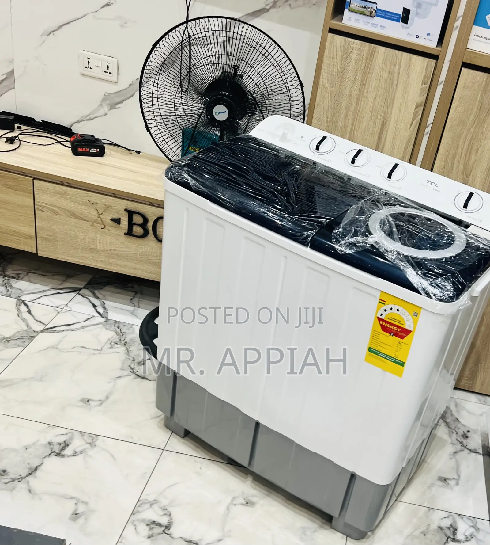 Buy Sleek TCL 10.5kg Semi-AutoMatic Washing Machine(White)