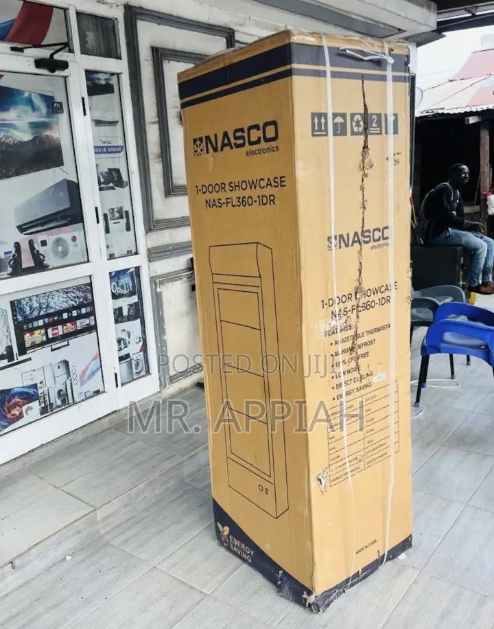 Super Nasco NAS-FL360-1DR Single Door Fridge(Glass Door) 