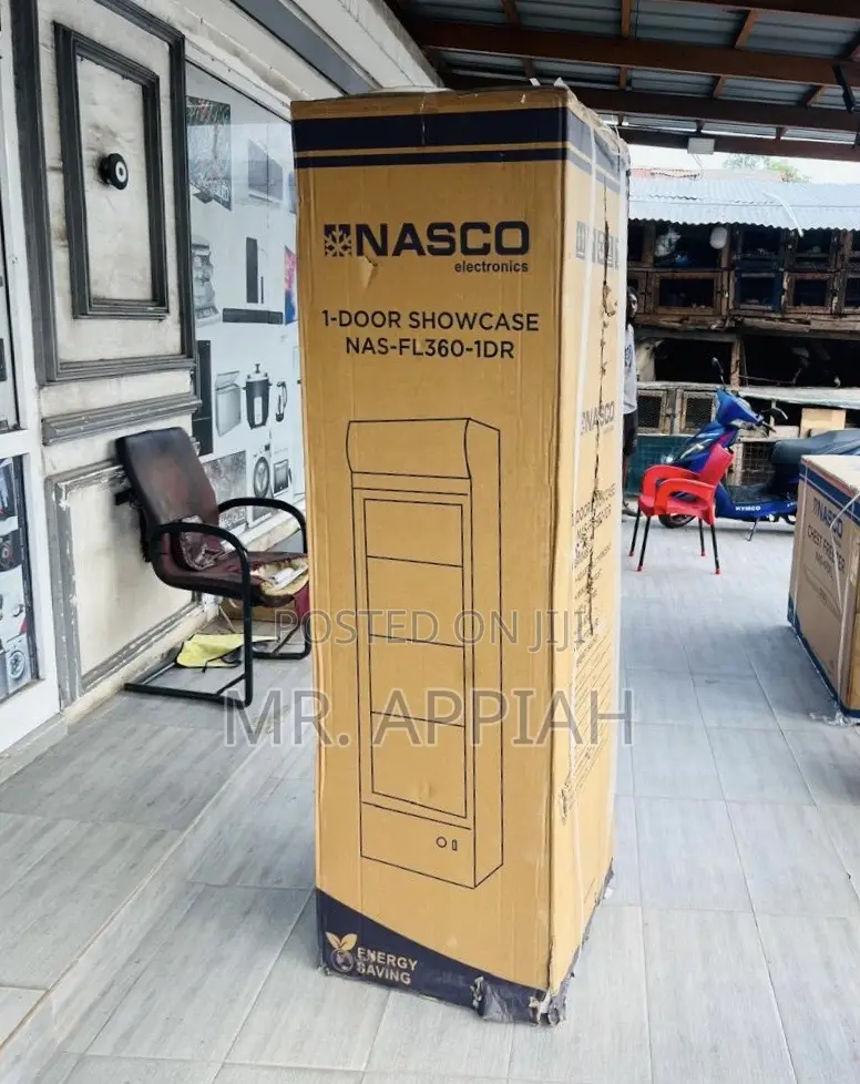 Super Nasco NAS-FL360-1DR Single Door Fridge(Glass Door) 