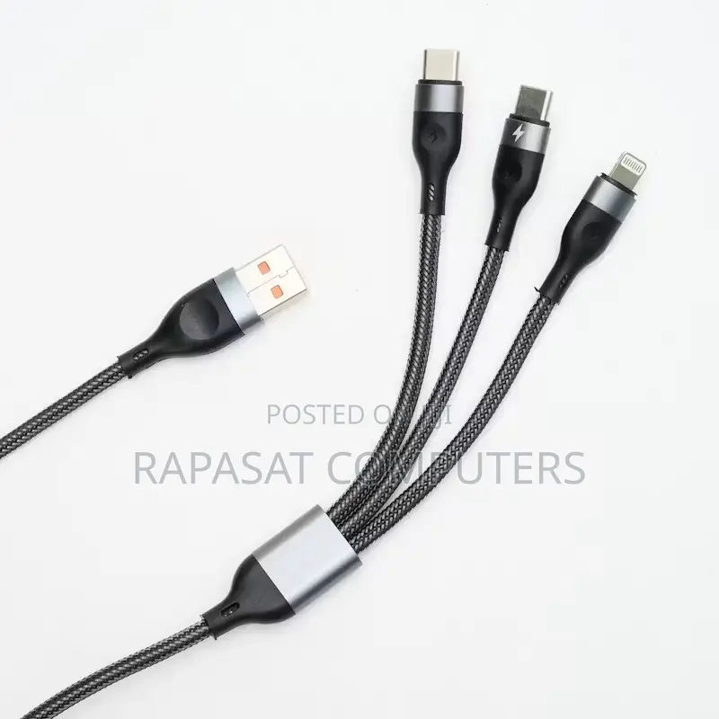 Heatz ZC311 3-in-1 High Speed USB Data Cable