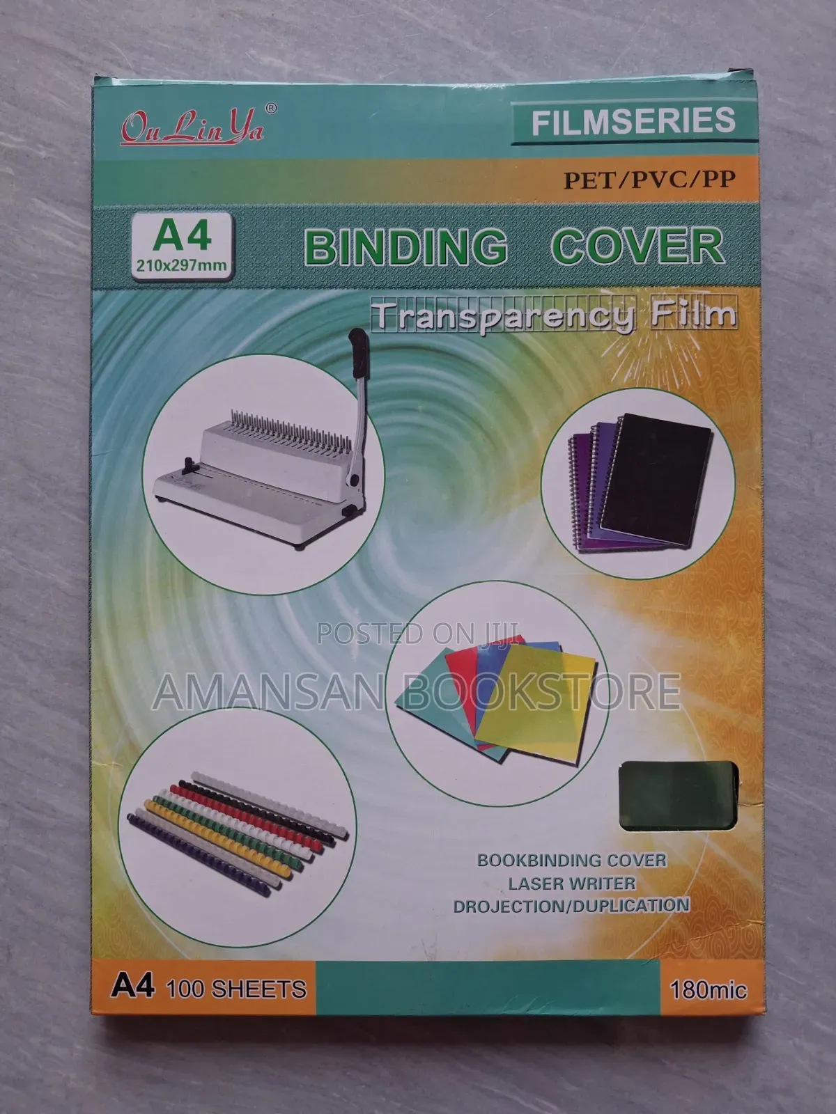 A4 PVC Binding Cover (Green)