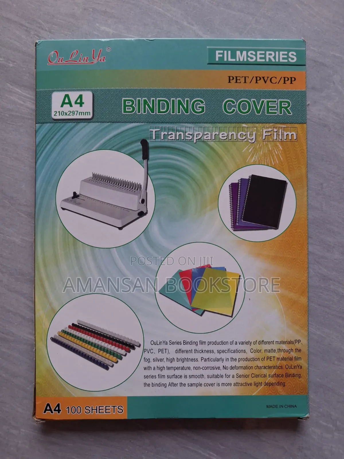 A4 PVC Binding Cover (Green)