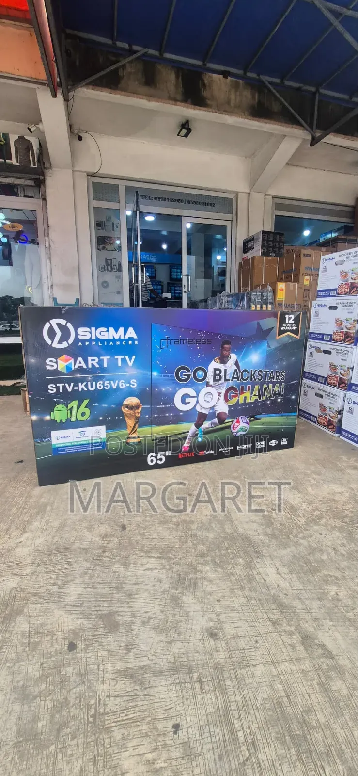 65 Inches Smart Uhd Sigma TV