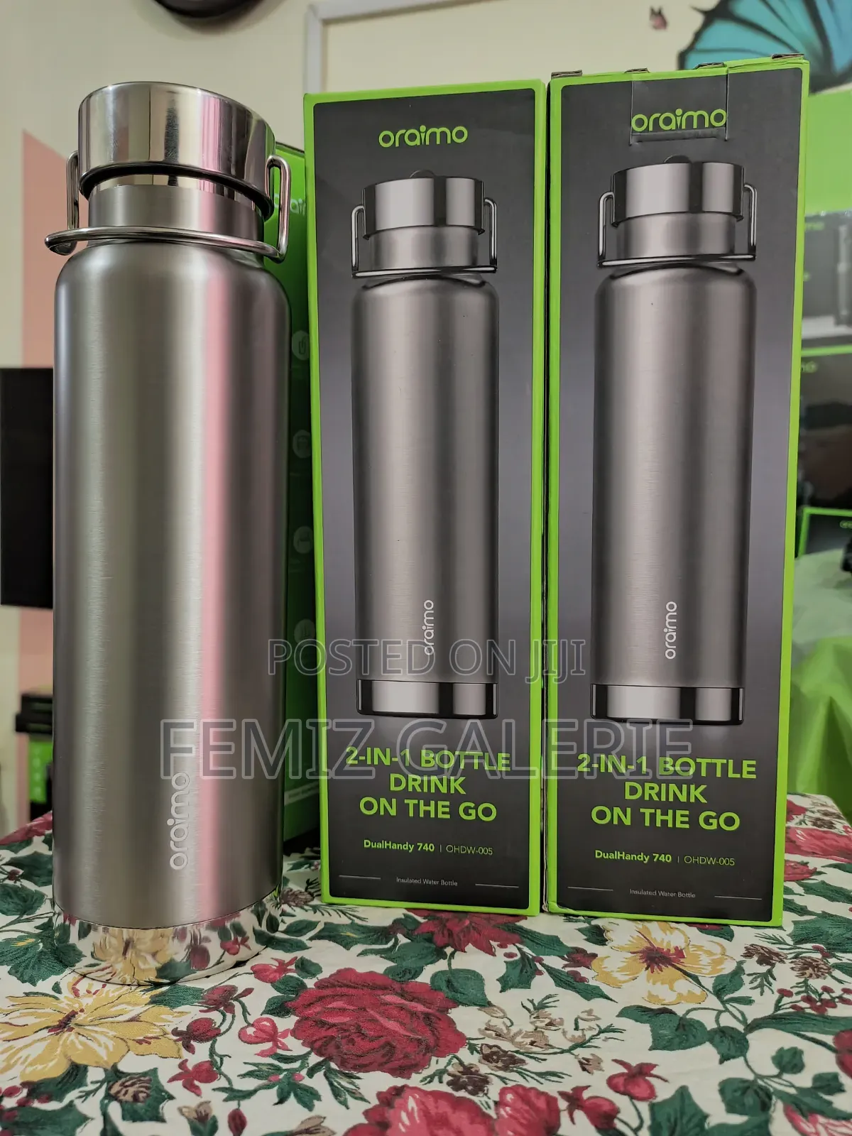 Oraimo DualHandy 740 Leakproof Portable 740ml Insulated Water Bottle