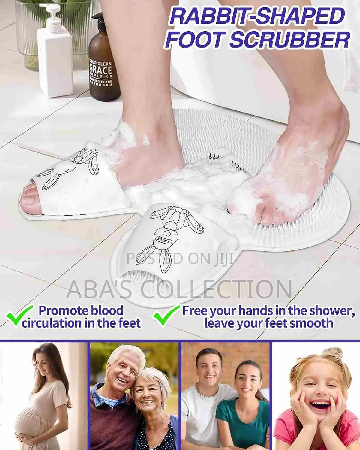 Silicone Foot or Back Scrubber