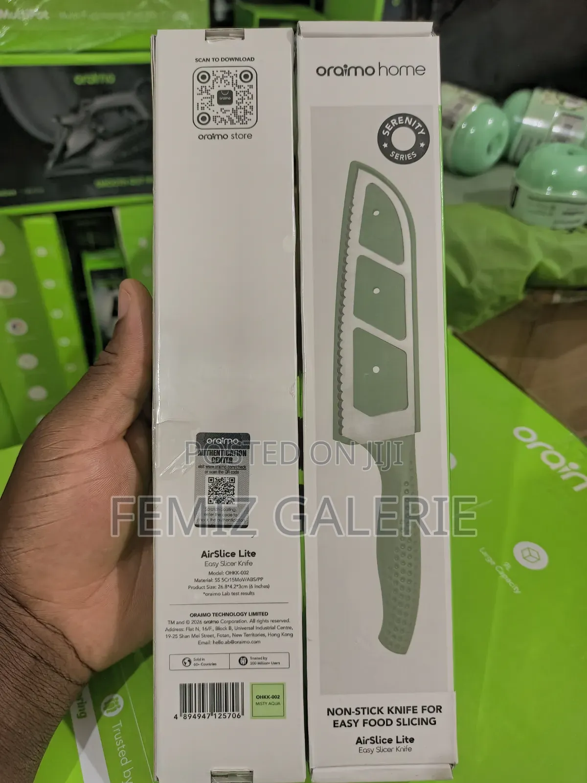 Oraimo AirSlice Lite Non-Stick Serrated Easy Slicer Knife