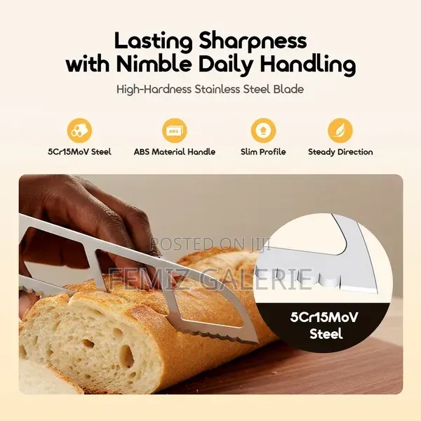 Oraimo AirSlice Lite Non-Stick Serrated Easy Slicer Knife