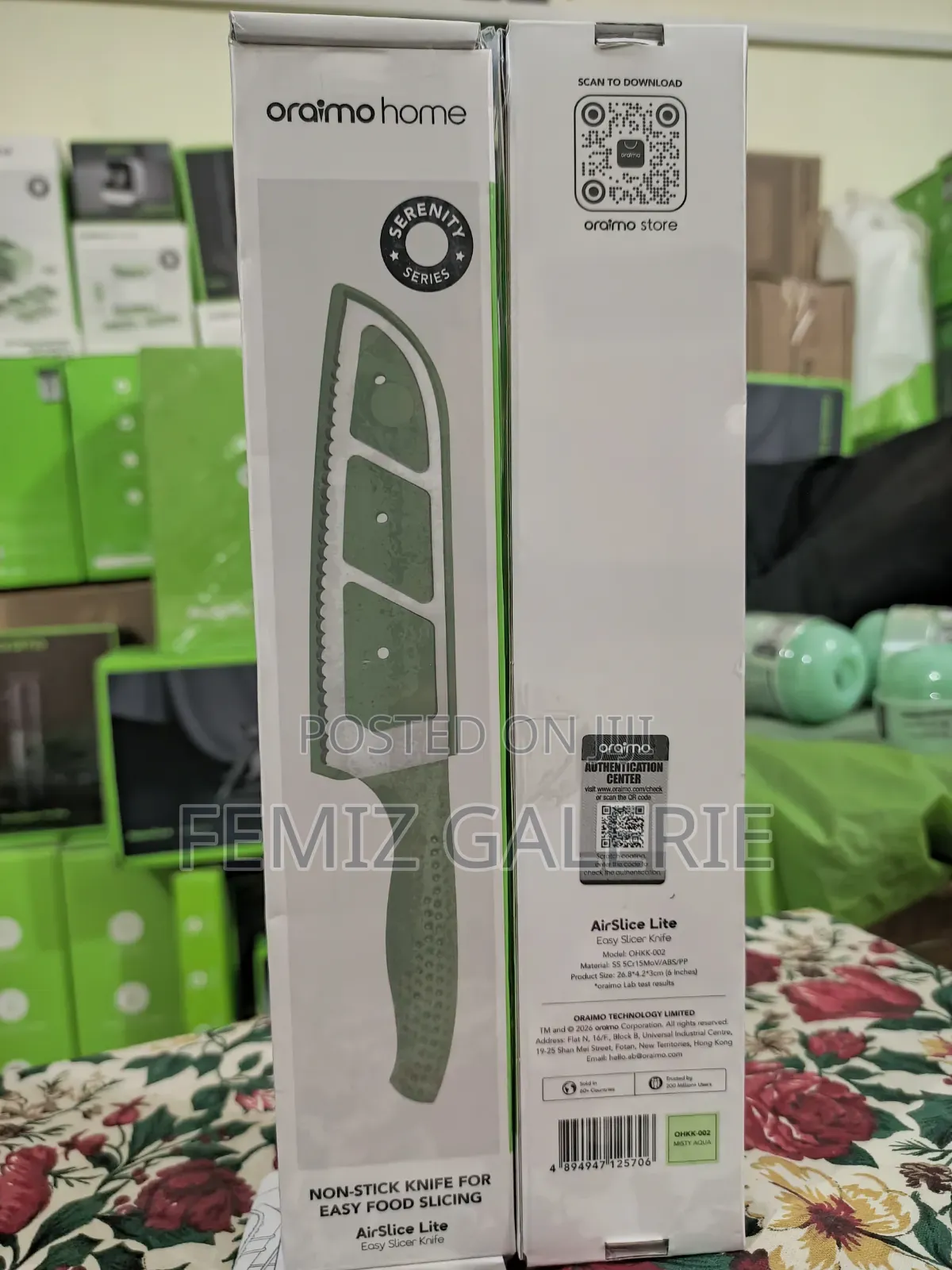 Oraimo AirSlice Lite Non-Stick Serrated Easy Slicer Knife
