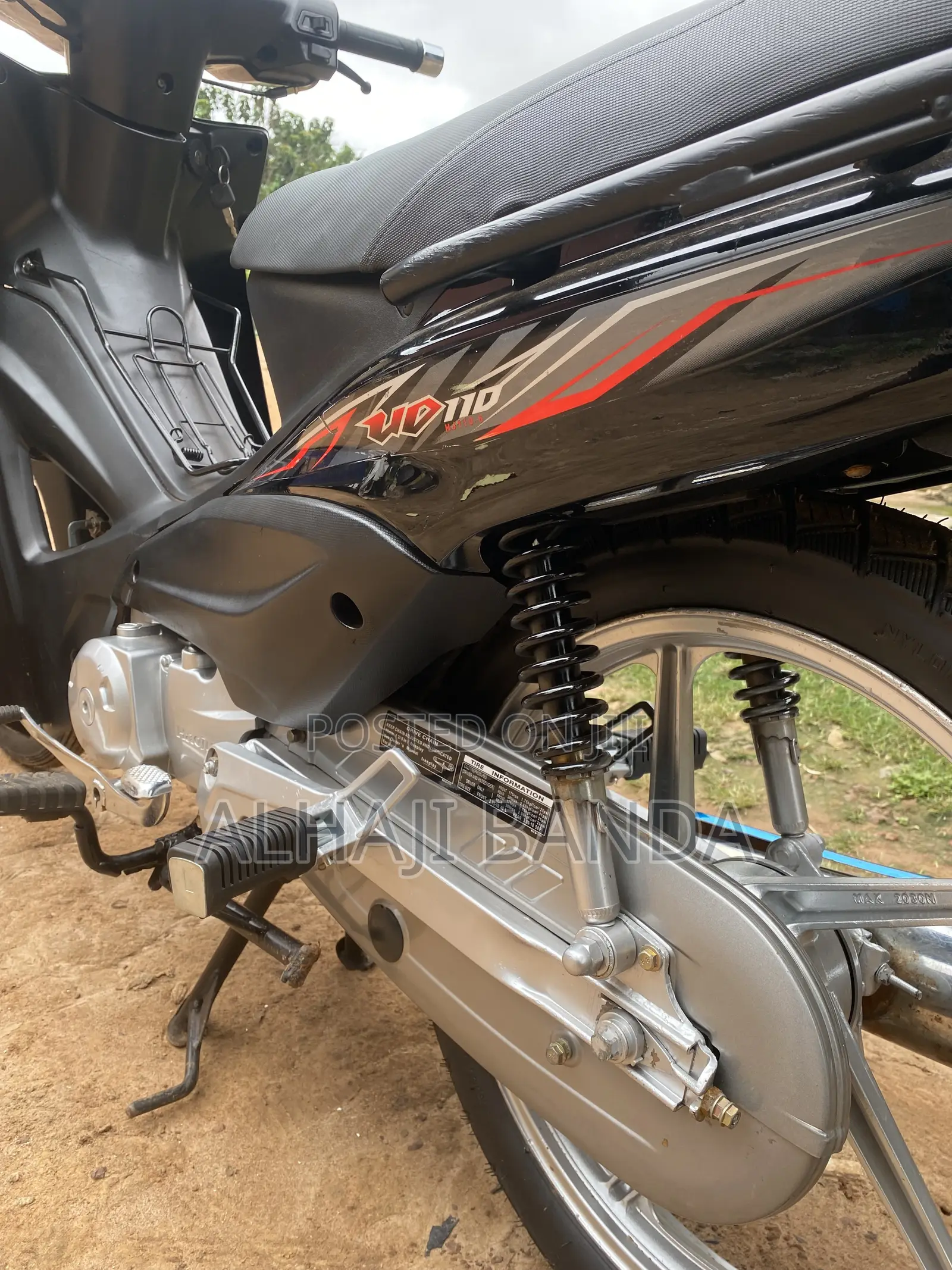 Haojue HJ110-6 2023 Black