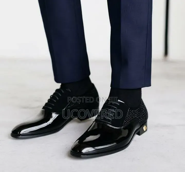 Gucci Shoes Feature Distinctive Black Patent Leather