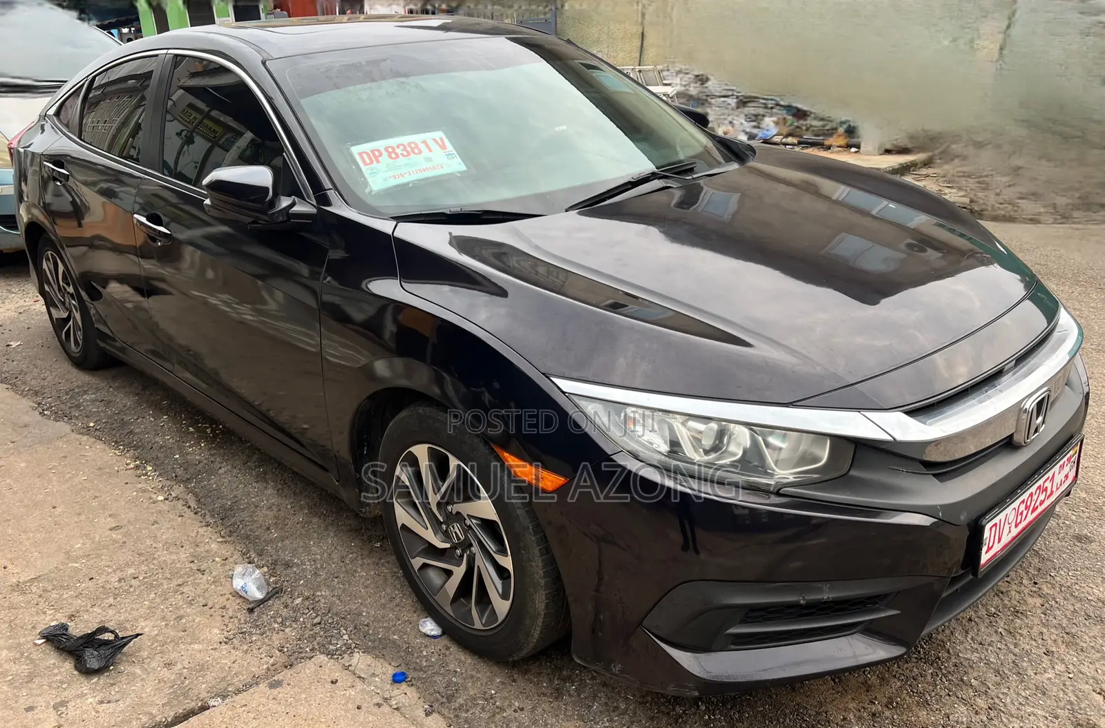Honda Civic LX 4dr Sedan (2.0L 4cyl) 2016 Black