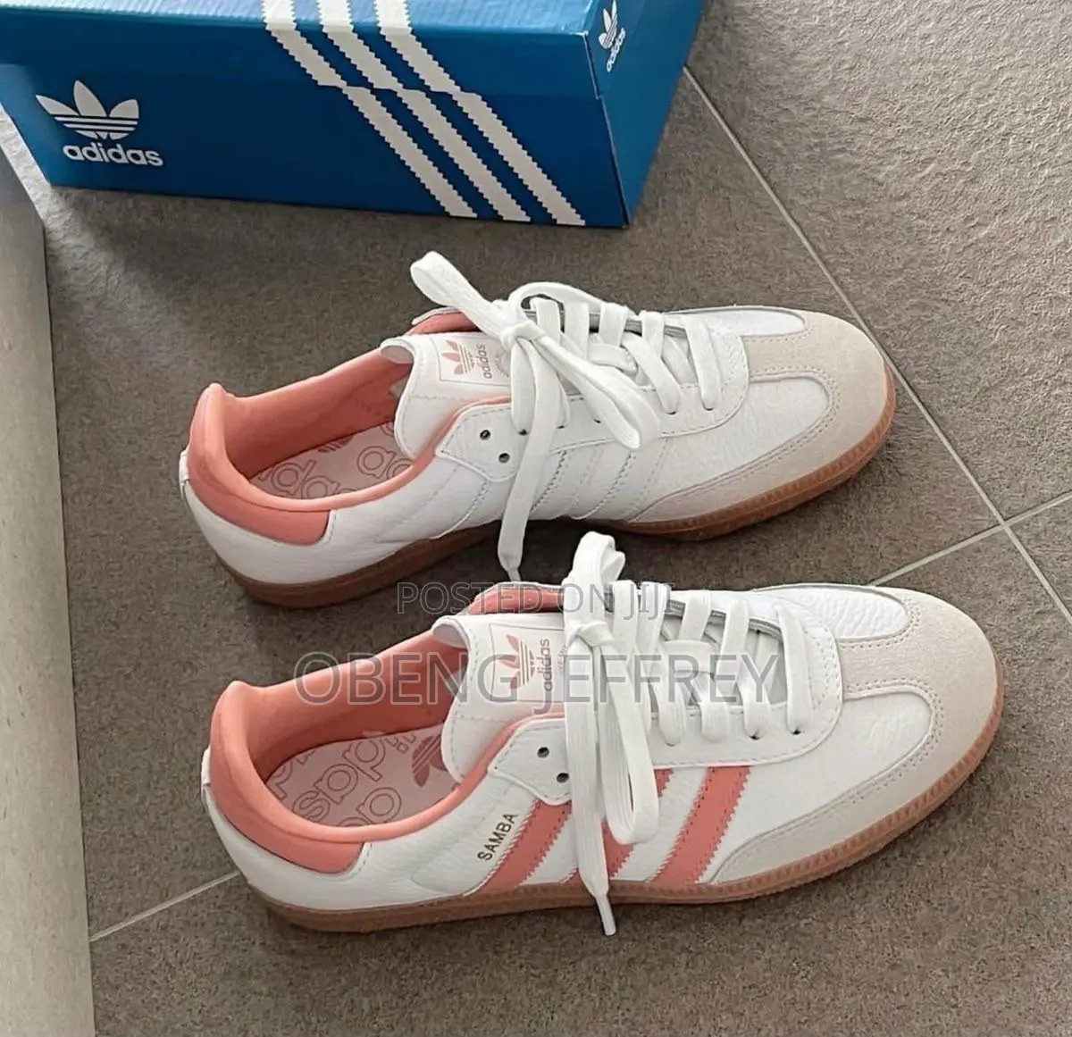 Original Adidas Samba Pink/White Ladies