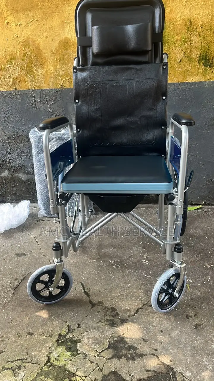 Commode Wheelchair Long Back (Abs)